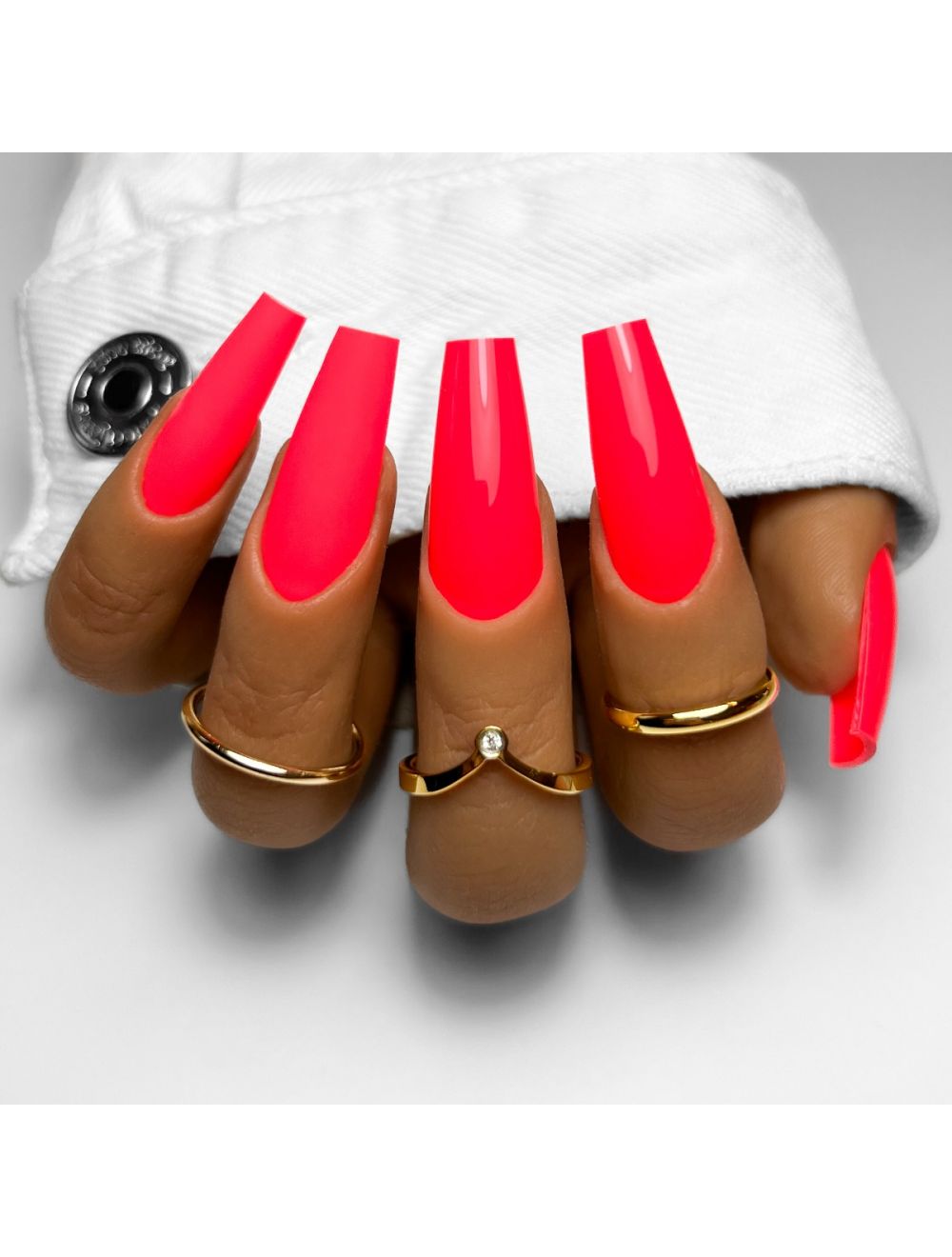 Gel Polish Neon Coral 10ml