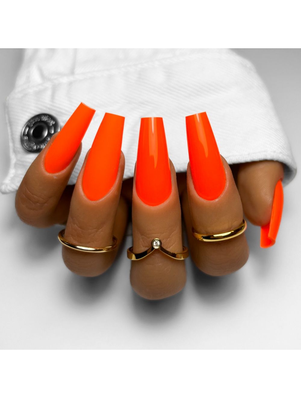Gel Polish Neon Orange 10ml